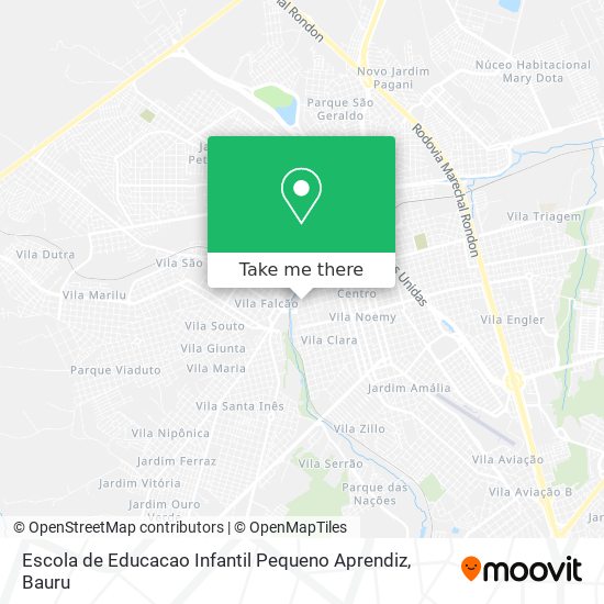 Escola de Educacao Infantil Pequeno Aprendiz map