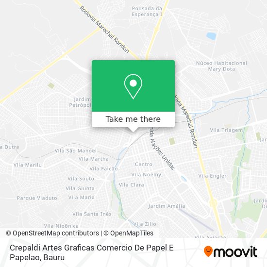 Crepaldi Artes Graficas Comercio De Papel E Papelao map