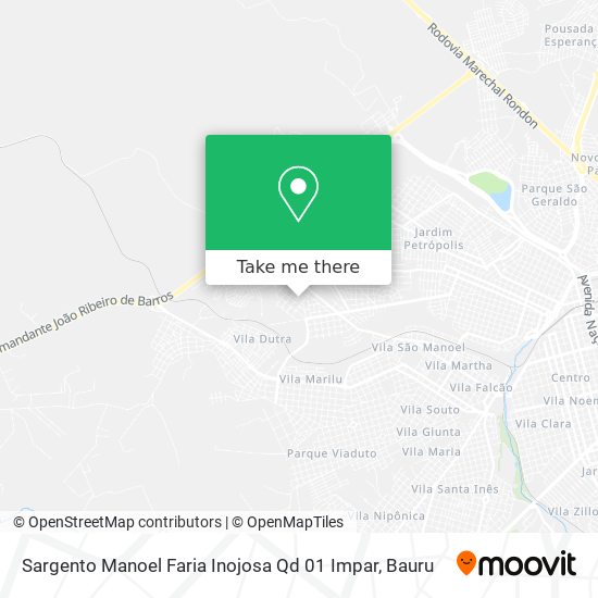 Sargento Manoel Faria Inojosa Qd 01 Impar map