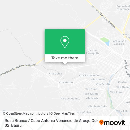 Rosa Branca / Cabo Antonio Venancio de Araujo Qd-02 map