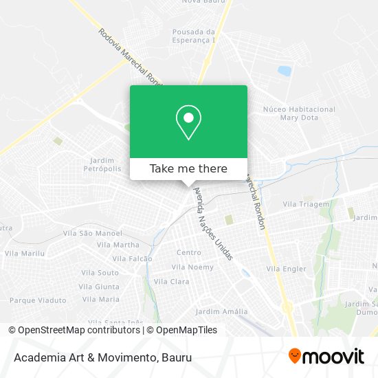 Academia Art & Movimento map