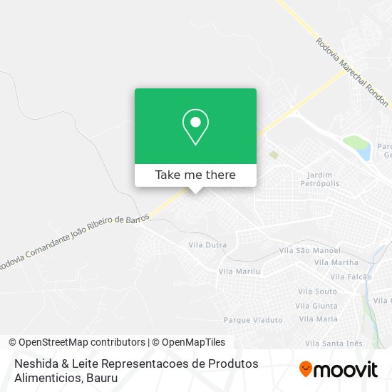 Neshida & Leite Representacoes de Produtos Alimenticios map