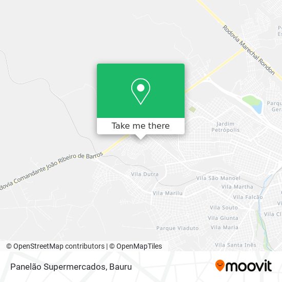 Panelão Supermercados map