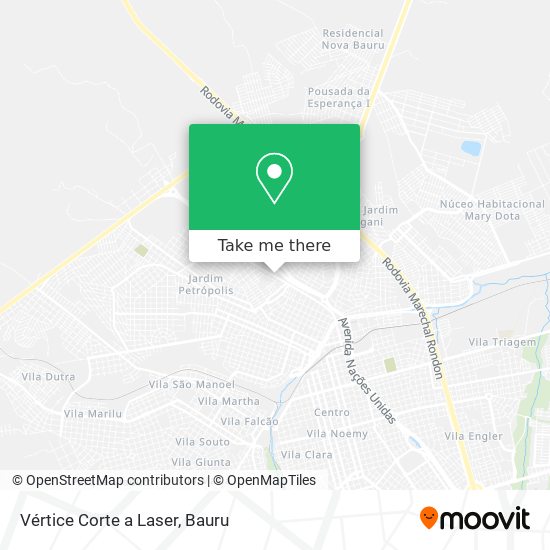 Vértice Corte a Laser map