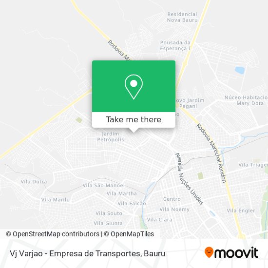 Vj Varjao - Empresa de Transportes map