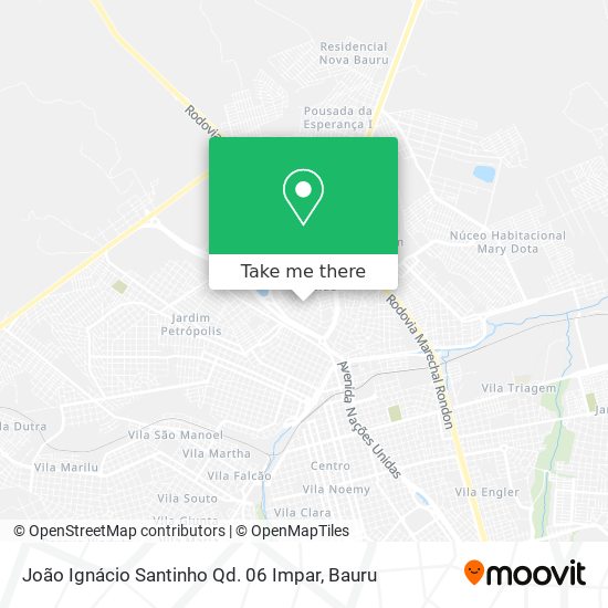 Mapa João Ignácio Santinho Qd. 06 Impar