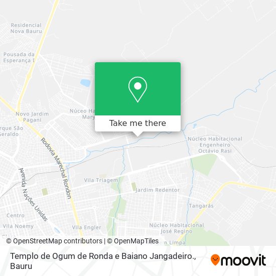 Templo de Ogum de Ronda e Baiano Jangadeiro. map