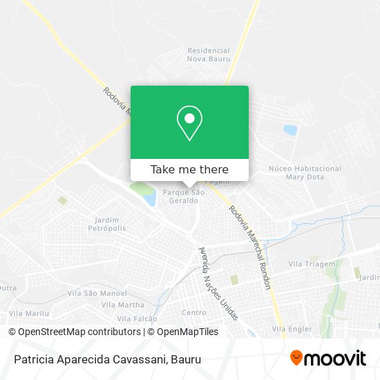 Patricia Aparecida Cavassani map