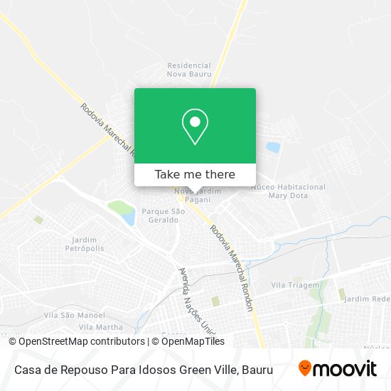 Casa de Repouso Para Idosos Green Ville map