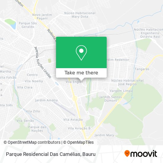 Mapa Parque Residencial Das Camélias