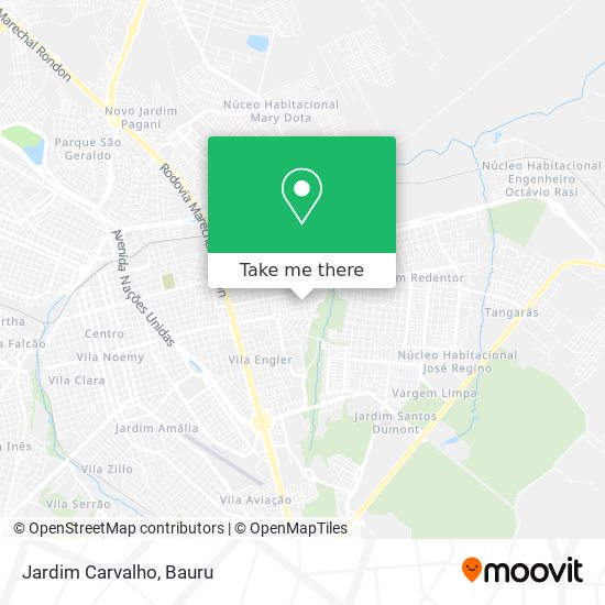 Jardim Carvalho map