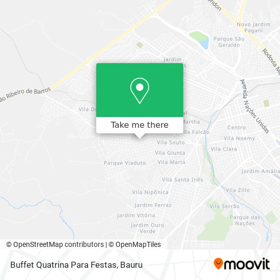 Buffet Quatrina Para Festas map