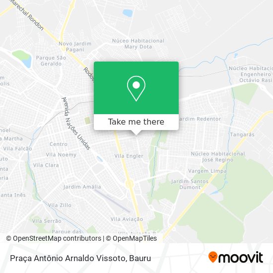 Praça Antônio Arnaldo Vissoto map