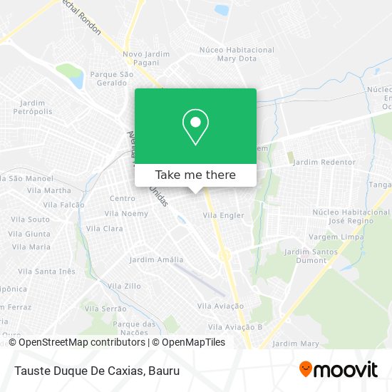 Tauste Duque De Caxias map