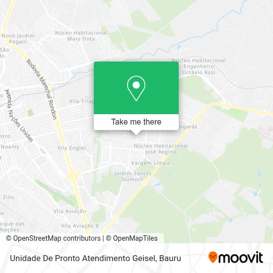 Unidade De Pronto Atendimento Geisel map