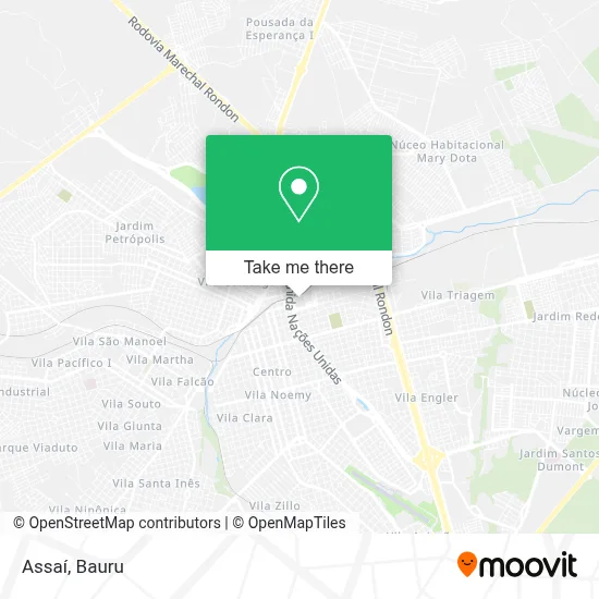 Assaí map