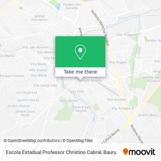 Escola Estadual Professor Christino Cabral map