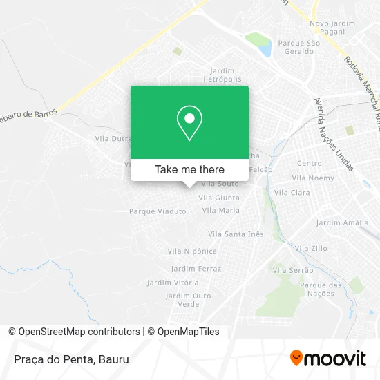 Praça do Penta map