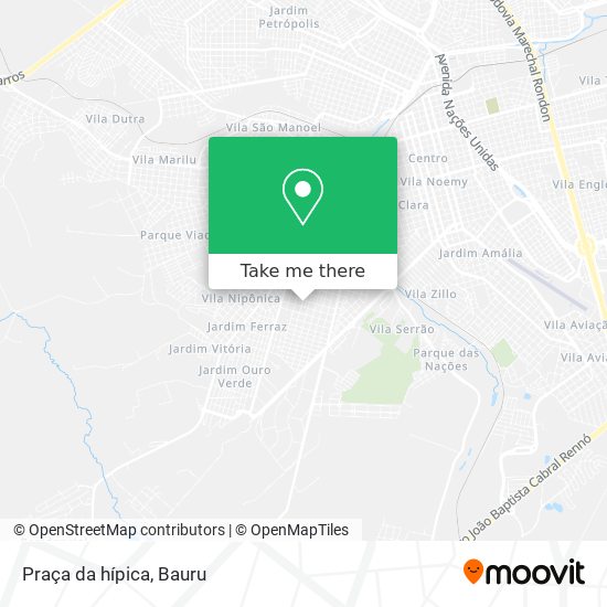 Praça da hípica map