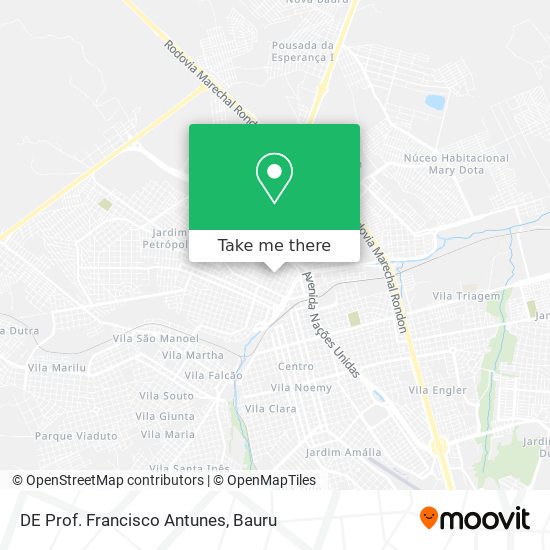 DE Prof. Francisco Antunes map