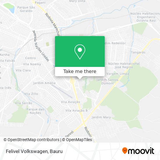 Felivel Volkswagen map