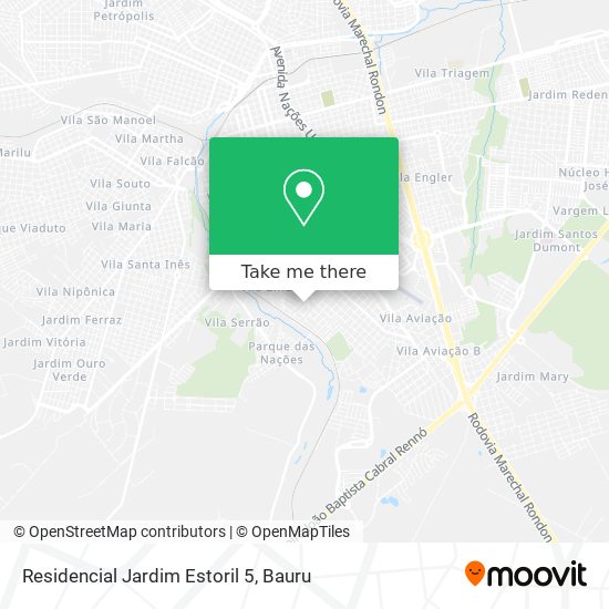 Residencial Jardim Estoril 5 map