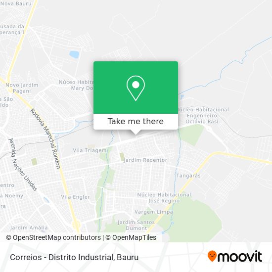 Correios - Distrito Industrial map