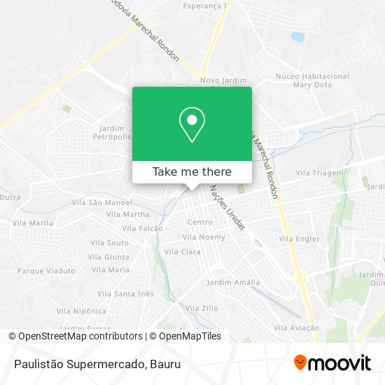 Paulistão Supermercado map