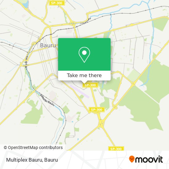 Mapa Multiplex Bauru