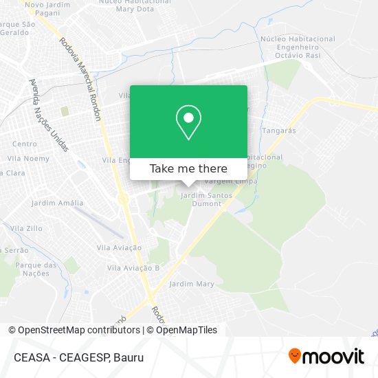 CEASA - CEAGESP map