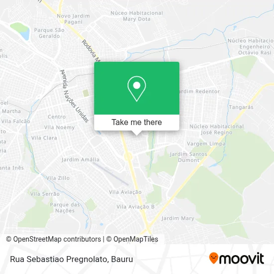 Rua Sebastiao Pregnolato map