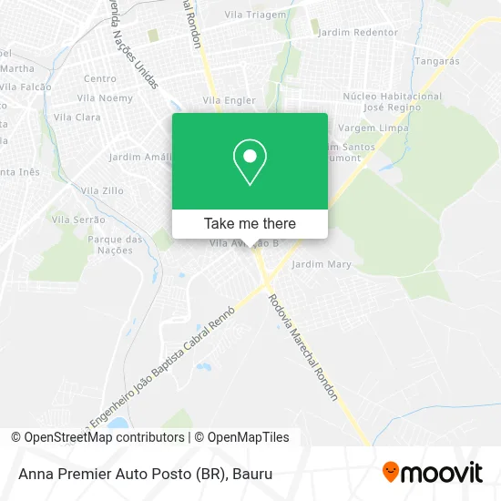Anna Premier Auto Posto (BR) map