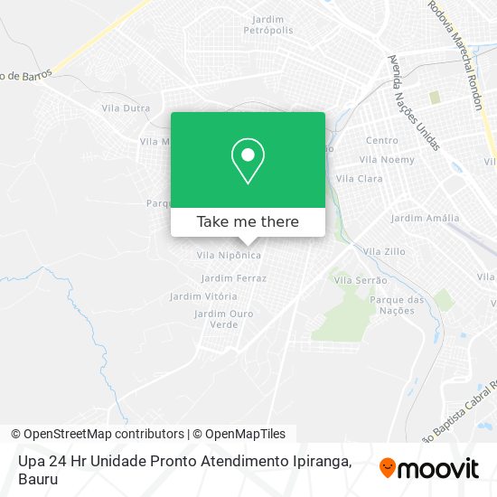 Upa 24 Hr Unidade Pronto Atendimento Ipiranga map