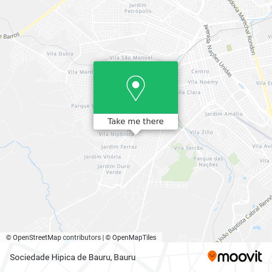 Sociedade Hipica de Bauru map