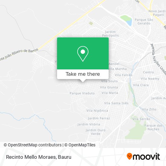 Recinto Mello Moraes map