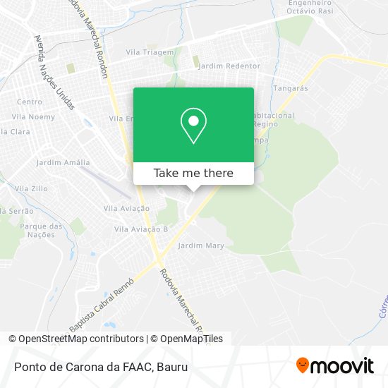 Ponto de Carona da FAAC map