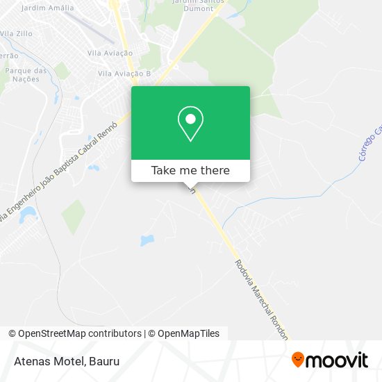 Atenas Motel map