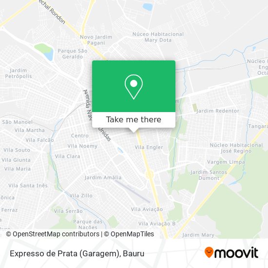 Mapa Expresso de Prata (Garagem)