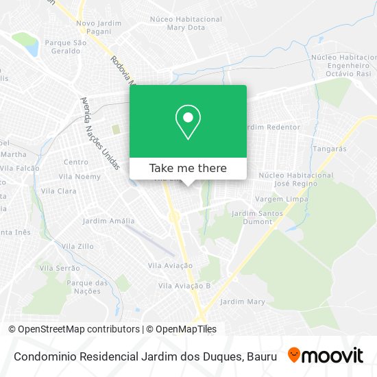 Mapa Condominio Residencial Jardim dos Duques