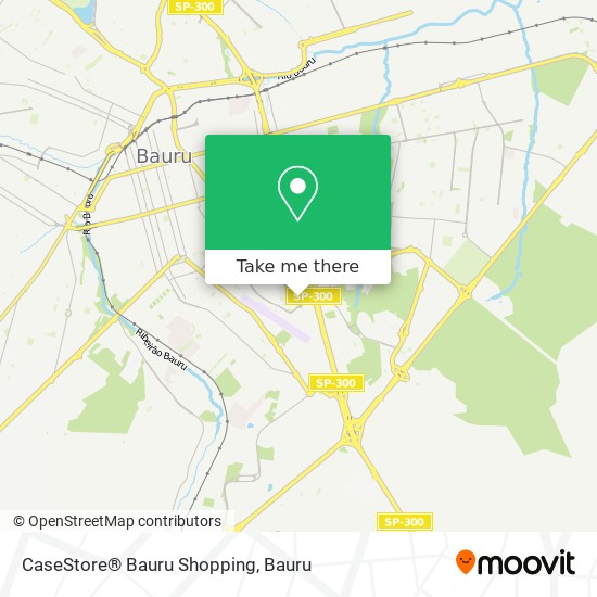 CaseStore® Bauru Shopping map