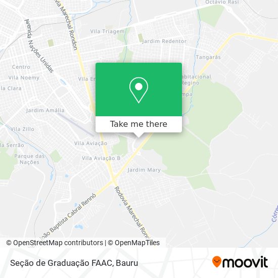 Mapa Seção de Graduação FAAC