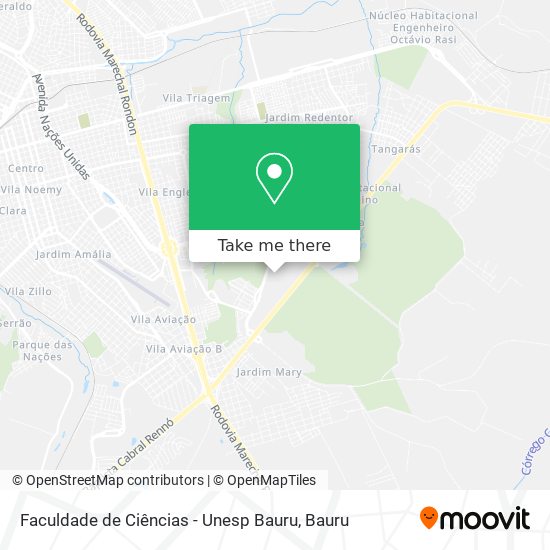 Faculdade de Ciências - Unesp Bauru map