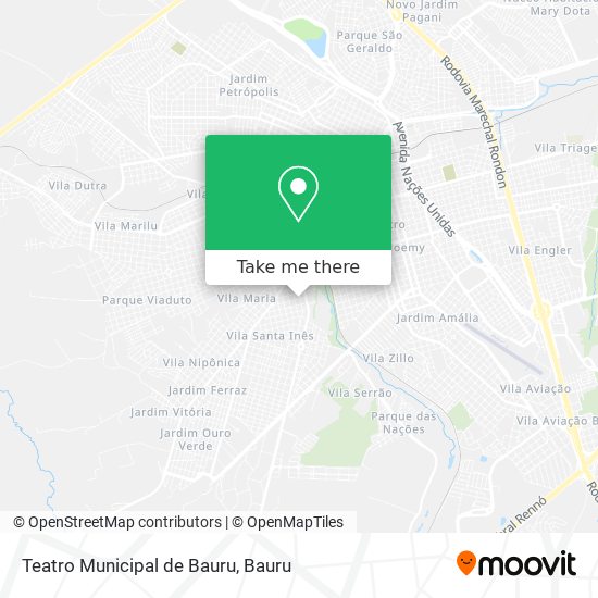 Teatro Municipal de Bauru map