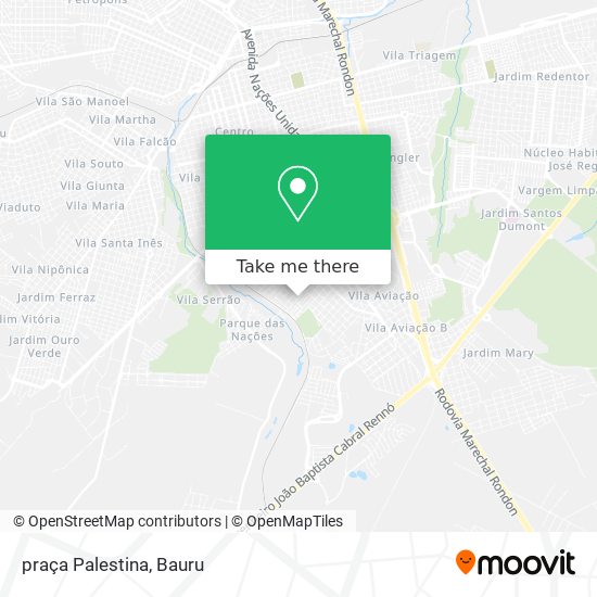 Mapa praça Palestina