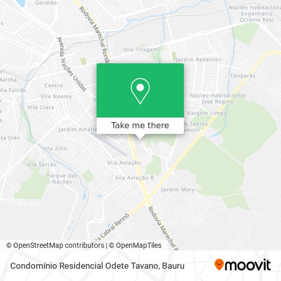 Condomínio Residencial Odete Tavano map