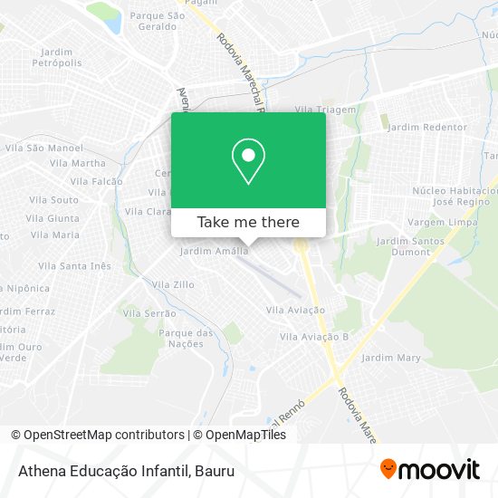 Athena Educação Infantil map
