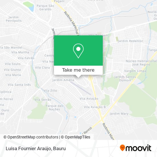 Luísa Fournier Araújo map