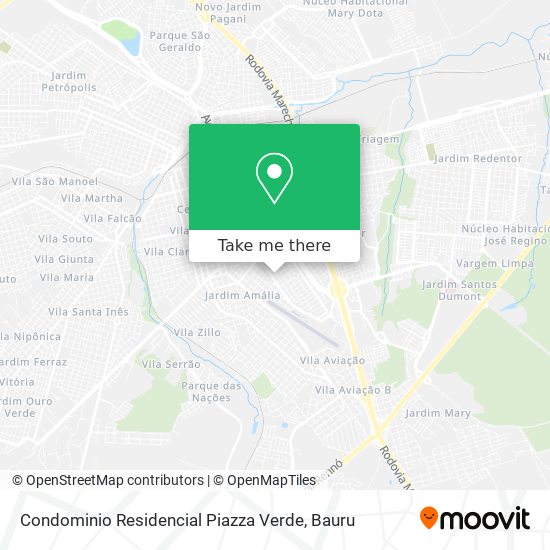 Condominio Residencial Piazza Verde map