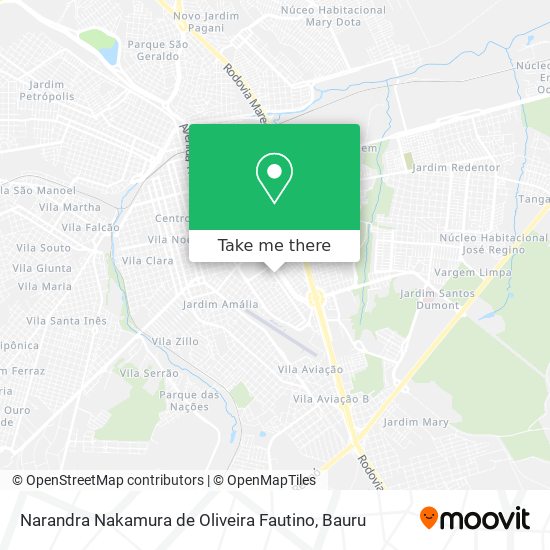 Narandra Nakamura de Oliveira Fautino map