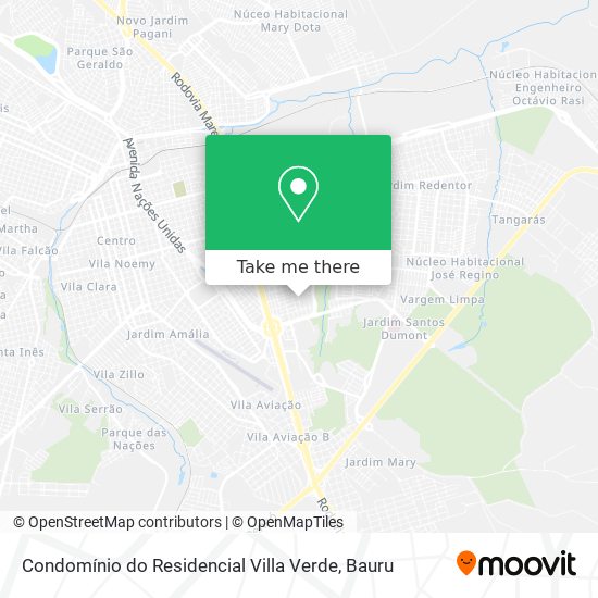 Condomínio do Residencial Villa Verde map